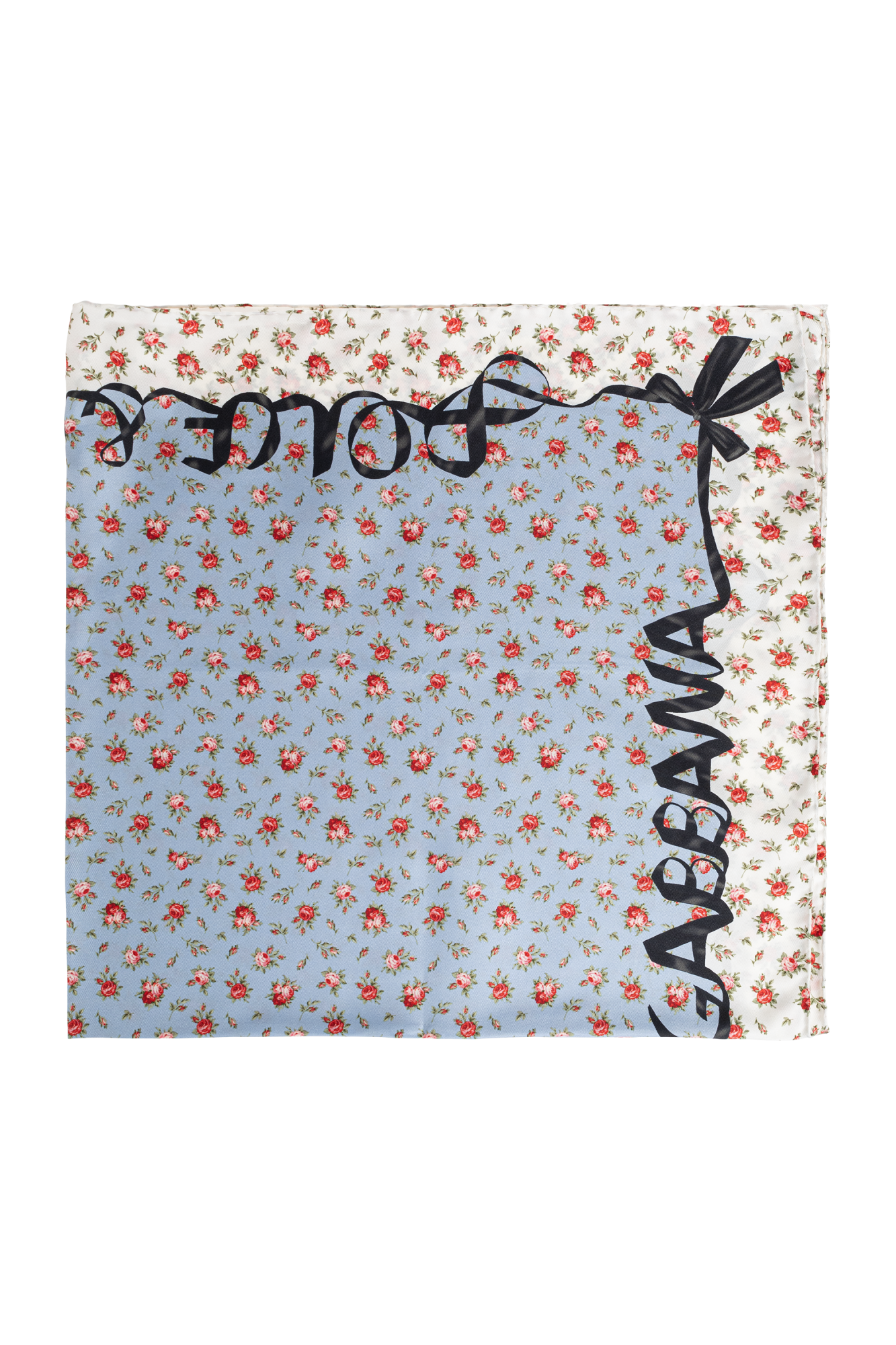 Dolce & Gabbana Silk scarf with floral motif | Women's | Vitkac